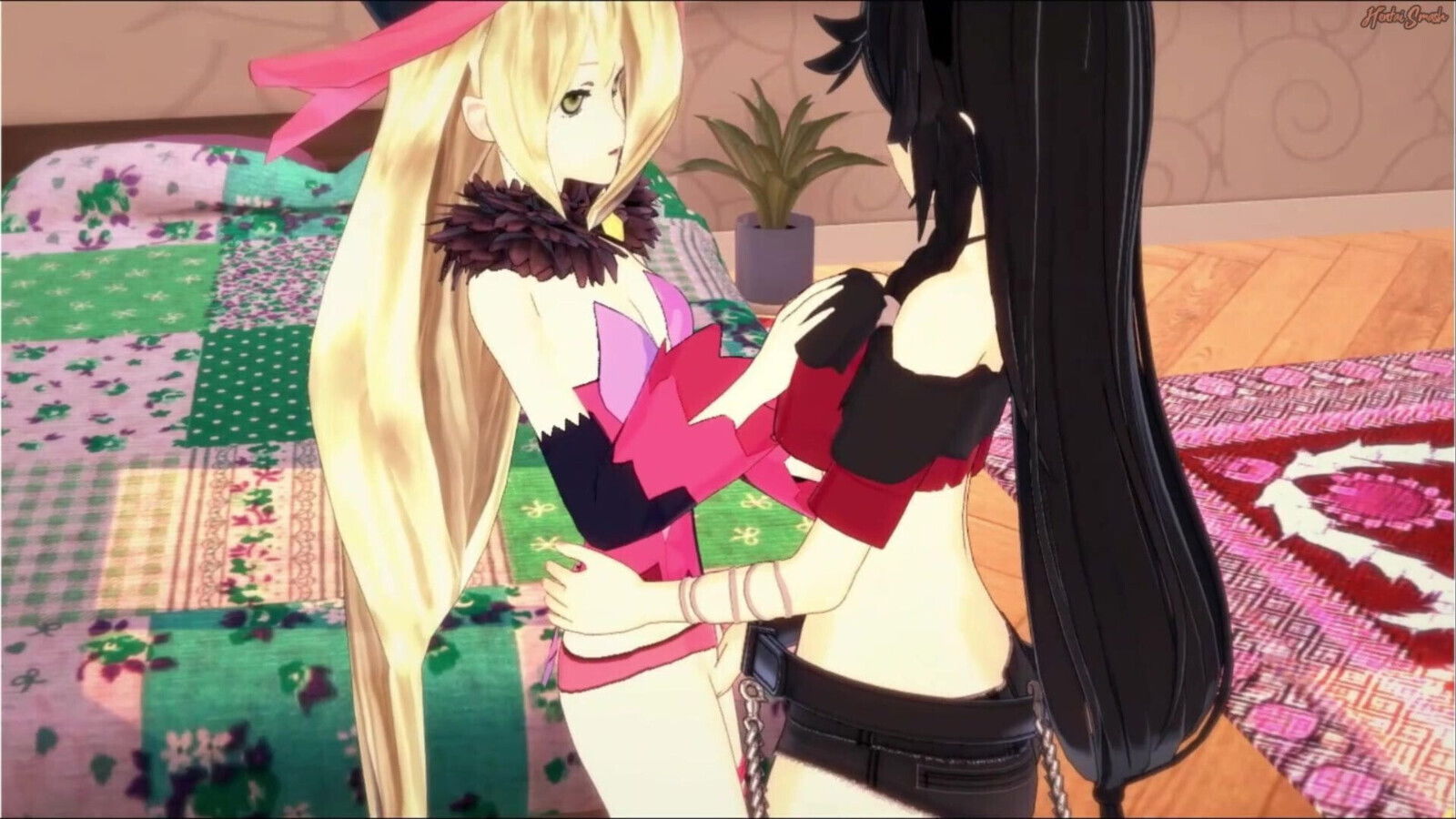 Velvet strapon fucks Magilou. Tales Berseria Hentai.