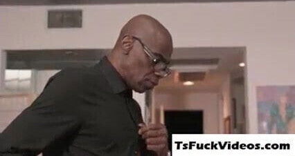 trans enjoy monster ebony dick mouth tight