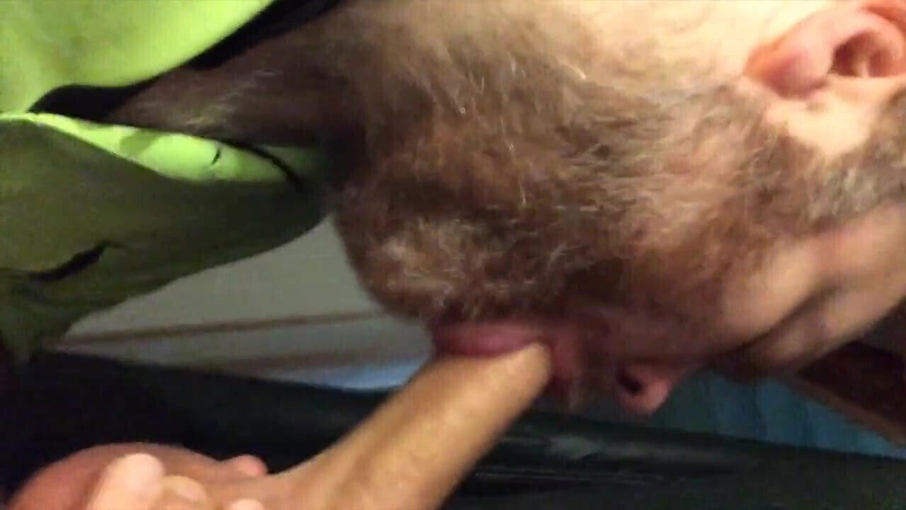 with home-made gloryhole