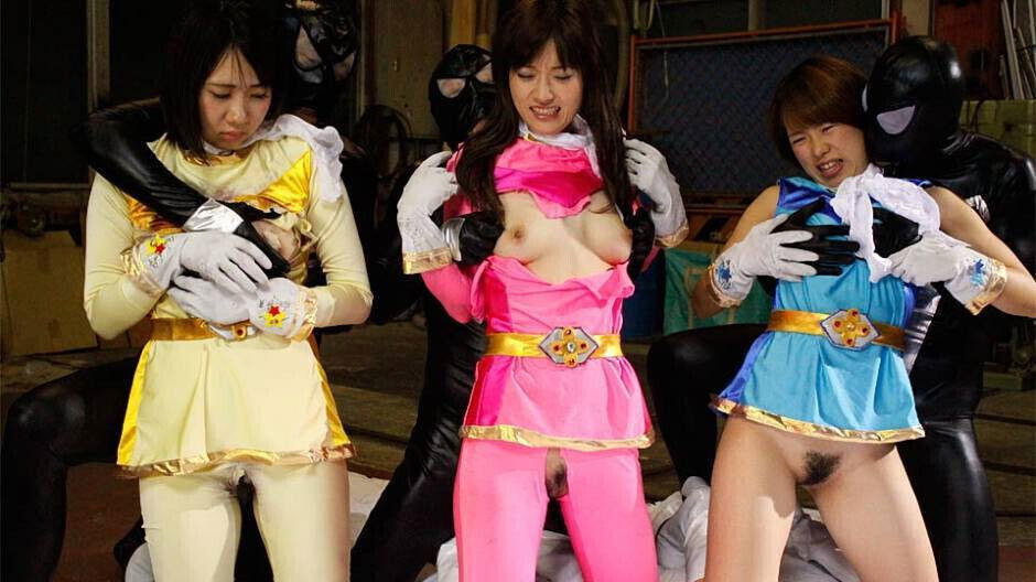 Japanese heroes, Galactic Sentai fucked, uncensored