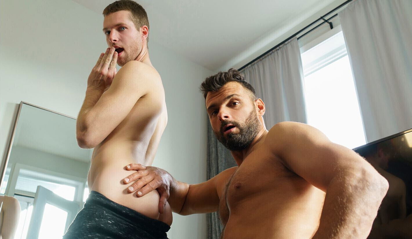 Blonde Teen Stepson Family With Hunk Stepdad