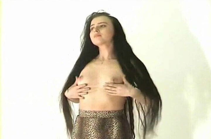 Topless naked photo-shoot