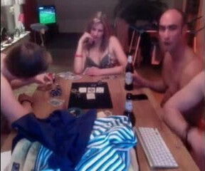 Webcam strip poker