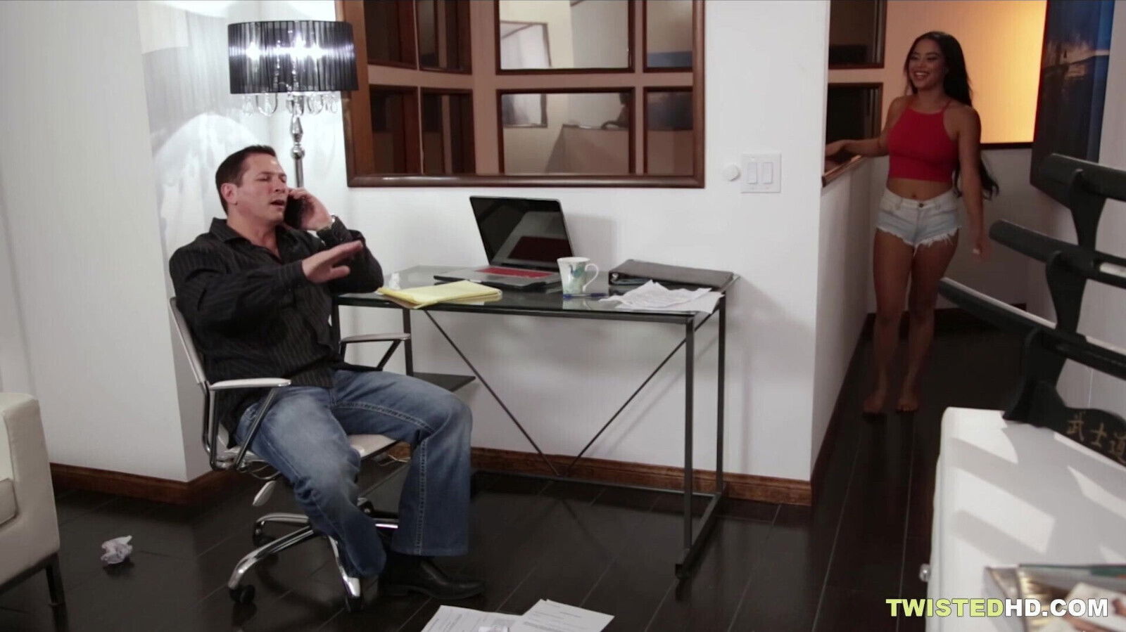 Bratty stepdaughter gets daddy's dong