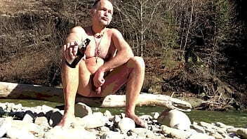 beach bum with beer - nudist compilation