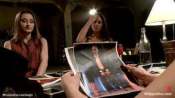 Lingerie models whipped agent