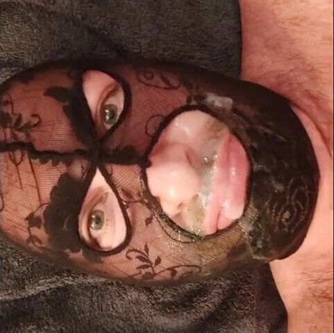 Self facial masked face