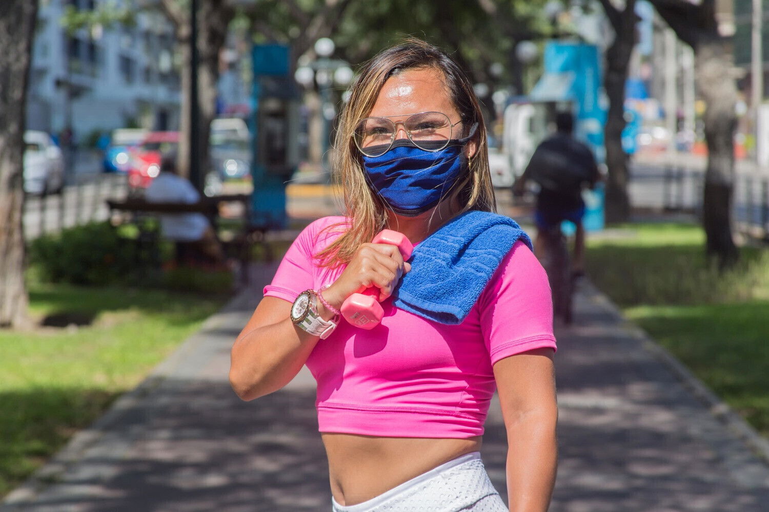Peruvian teacher caught doing exercises