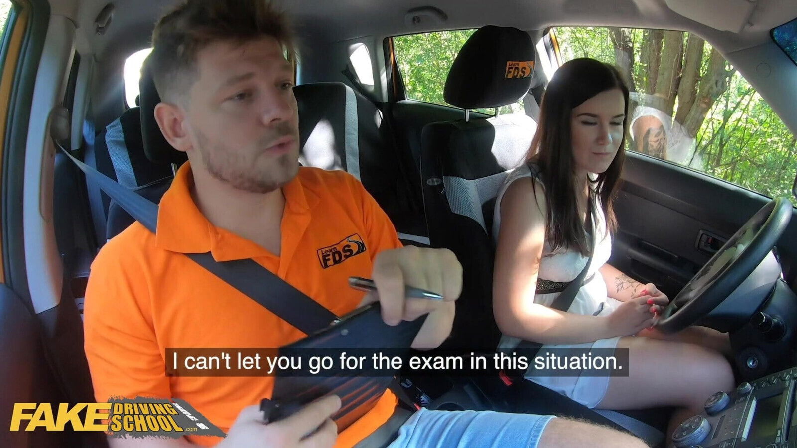 Fake Driving School Teen Little Eliss Gives Great Blowjob