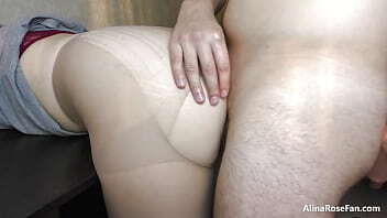 Pantyhose with step sister