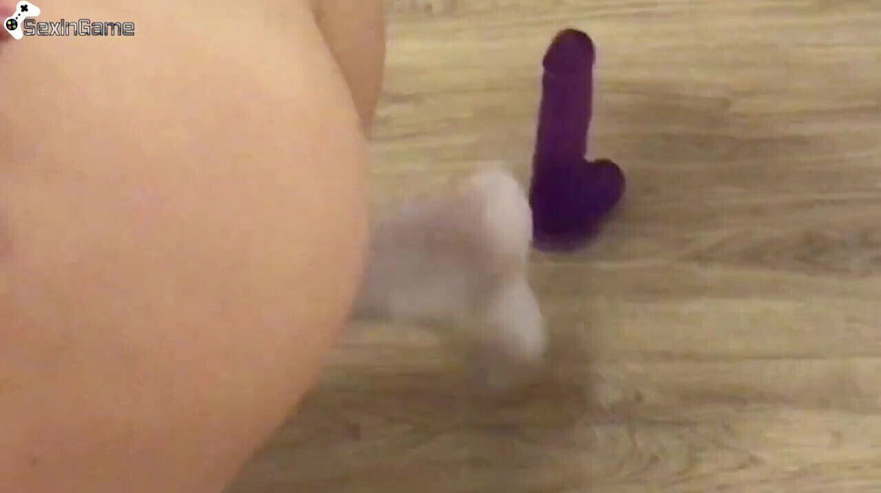 Riding Dildo Close-up Solo with Favorite