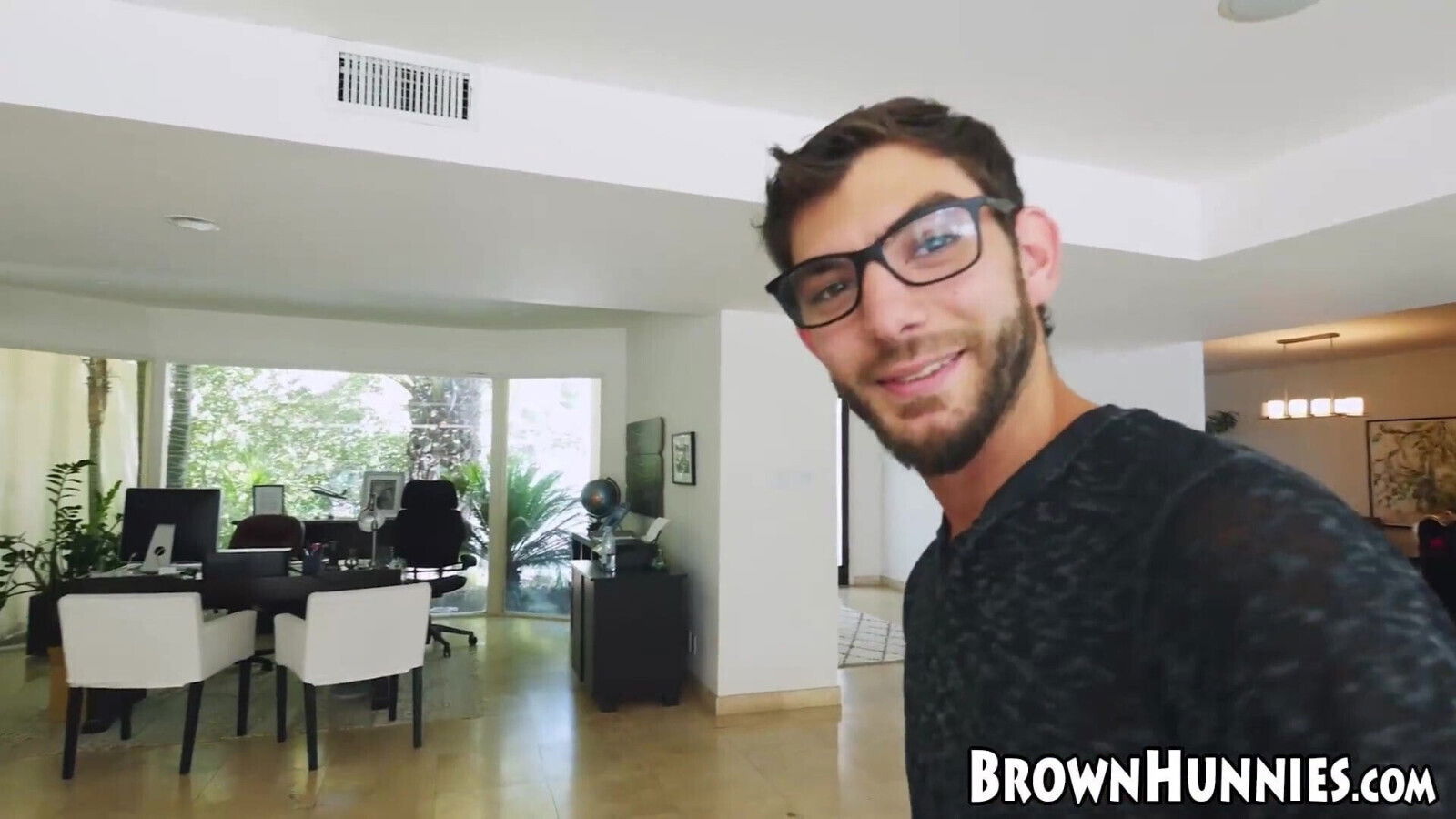 Ebony Annabelle gives before doggystyle fuck