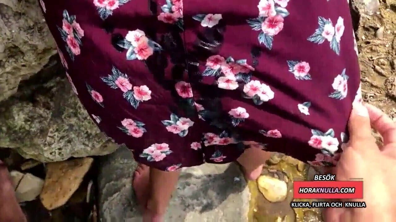 Manniskor tittar strandsex Public Walk