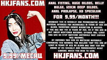 Фистинг, пролапс, гэйпинг, беллибулдж глубокие введения огромные введения HKJFANS.COM