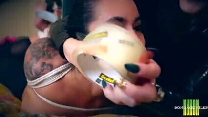 Getting gagged tight