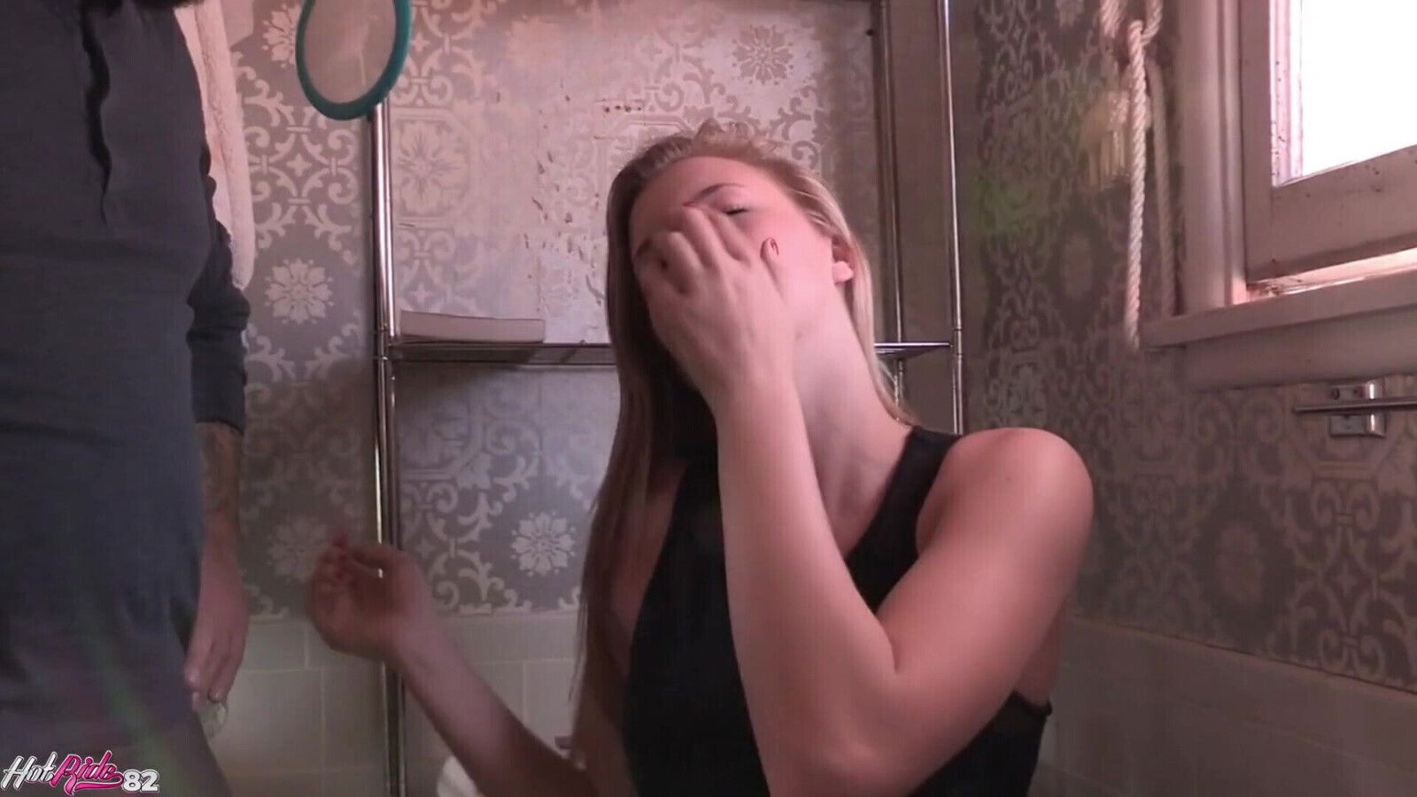 Blond 18yo Teen Girl gets hard fuck from stepfather