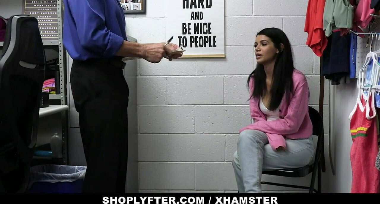 Female Suspect Harley Haze Accused Stealing Merch