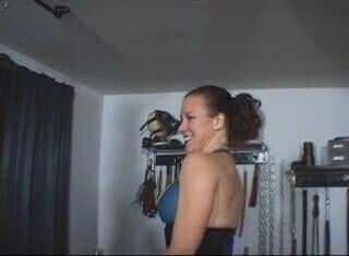 Double Mistress Devine flogging whipping