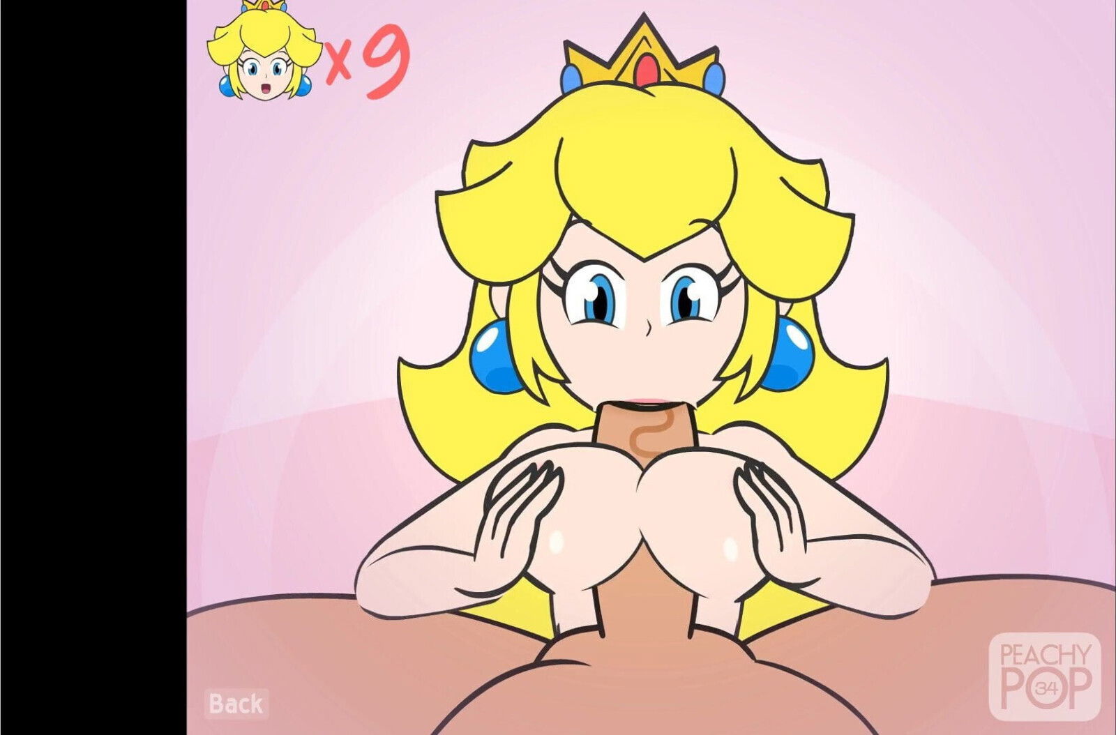 Super Smash Girls Titfuck! Peach