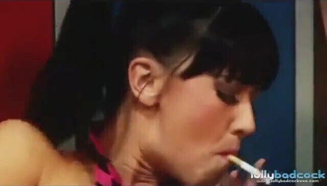Badcock smoking cigarette, joi, dirty masturbation with dildo