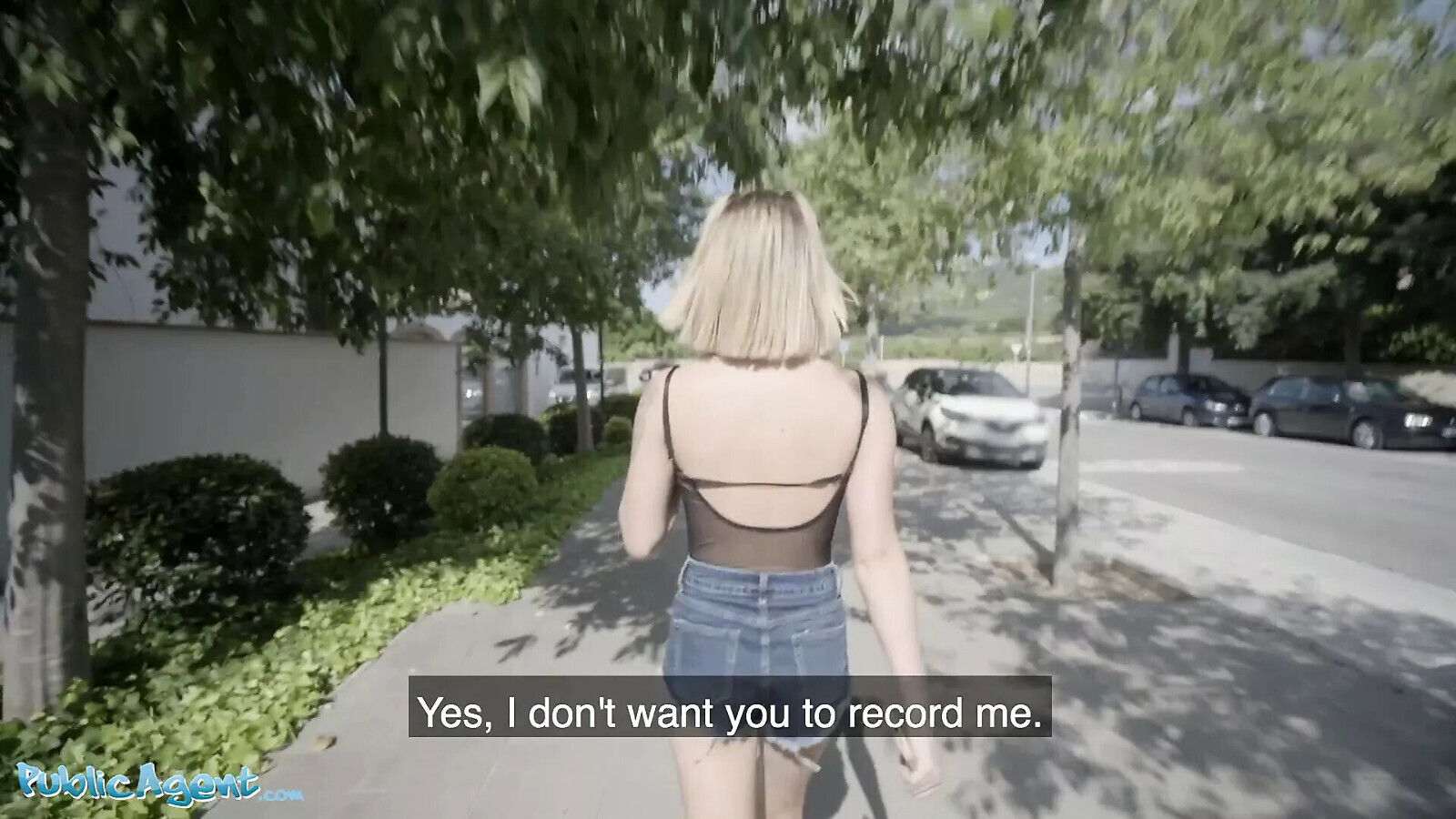 Public Agent, Cute Spanish Blonde Missy Fucked Outside