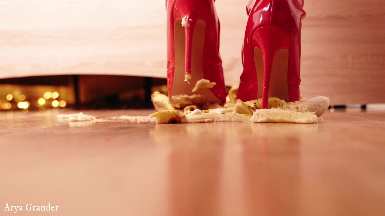 Banana Splosh Food Squeeze Fetish