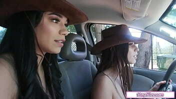 Petite teen stepsister share