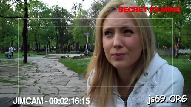 Dissolute chick Nataly begs love rocket