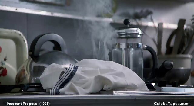 Demi Moore topless, implied oral both giving receiving from Woody