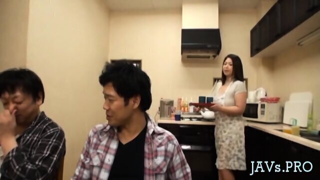 Sweet busty eastern Natsuko Kayama fucks lucky