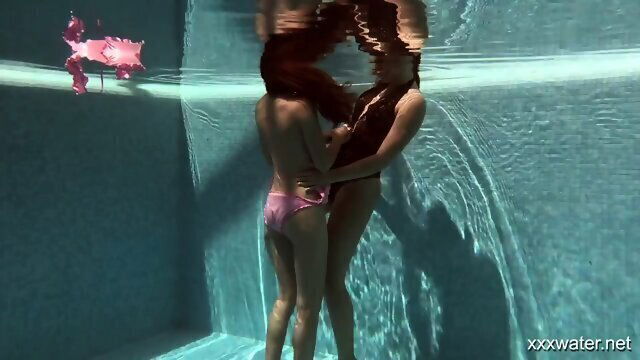 Olla Oglaebina Stefanie Moon sexy nude girls pool