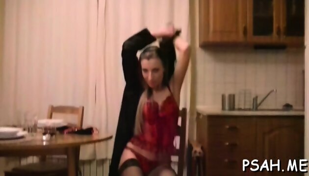 Salacious Morgan Moon slowly taking clothes