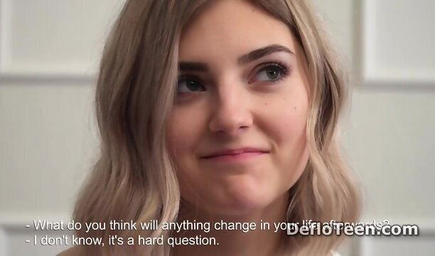 Blonde teen Tieny Mieny gets cherry popped young stud