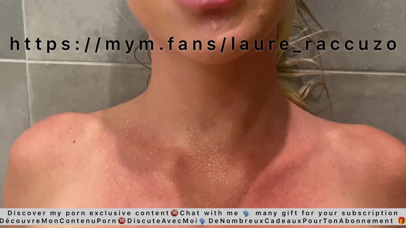 Laure Raccuzo Baise Dans Douche