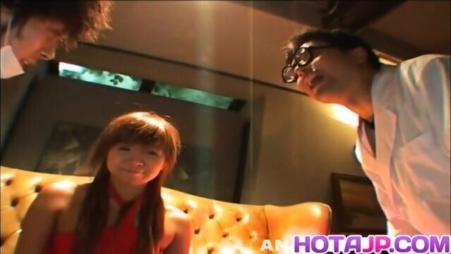 Horny maid Marin Hoshino enjoys with younger More