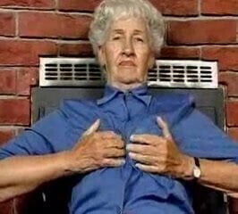 grand Mom loves Dildo...