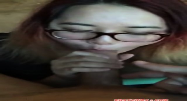 cute asian giving good head