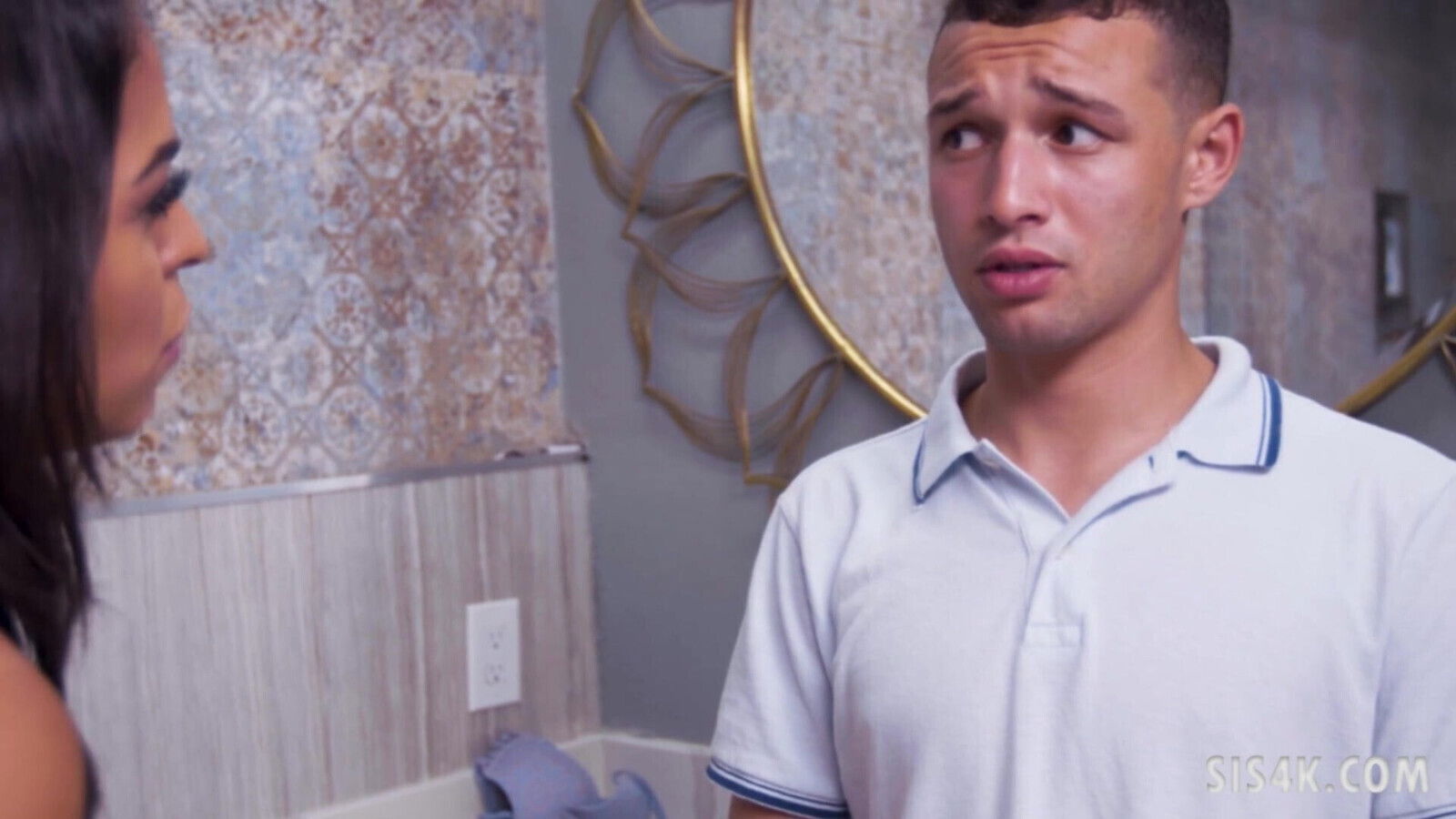 Tasting stepsister's lingerie after pussy