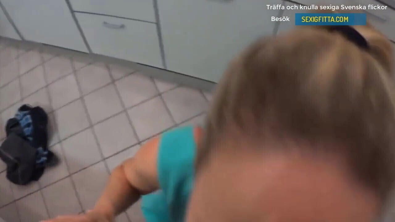 Swedish Milf Sucks And Fucks in The Kitchen