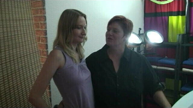 Bi-girlfriend with champagne