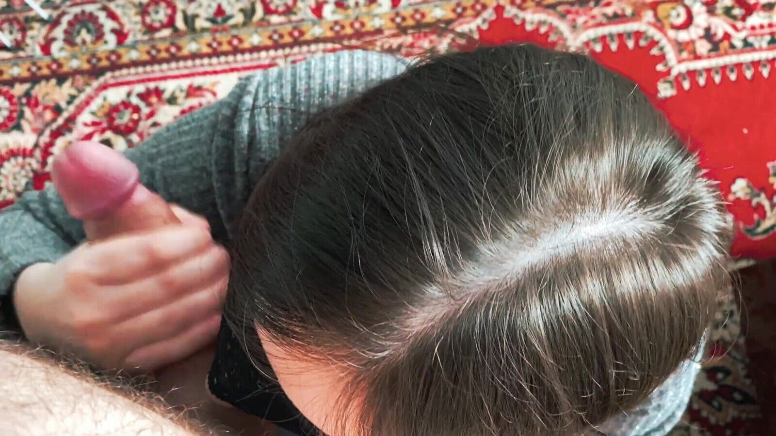 mouthful cum. Russian beauty took mouth