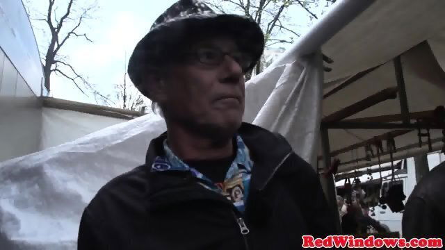 Fine Amsterdam prostitue jizzed camera