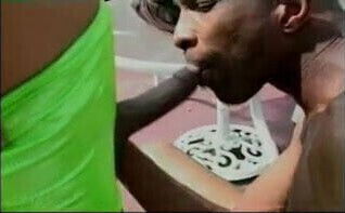 Shemale Sucks and Fucks Huge Black Cock 