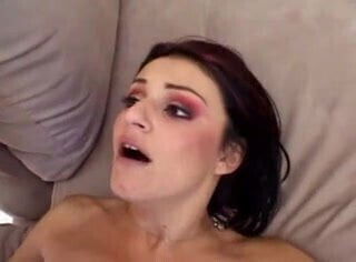 Naudia Nyce in a 3-way.