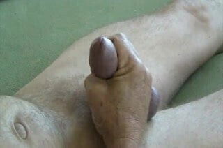 Blue balls - Purple cock - White cum