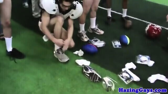 Straight Jocks Gayanal Bang During Pledge