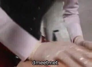 Beautiful Mistress Fucks A Slave With A Strapon