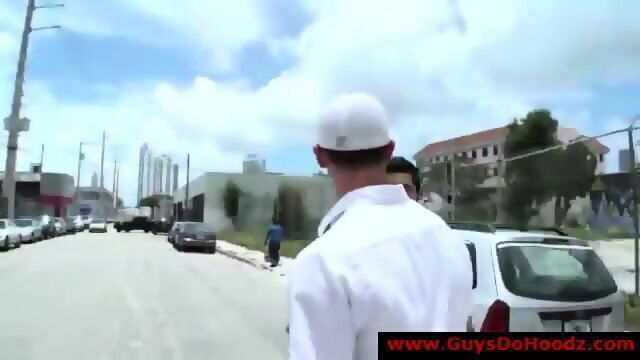 Dudes Outdoors Looking Interracial