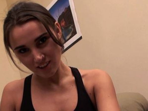 Fit barefoot princess teases but does not put out