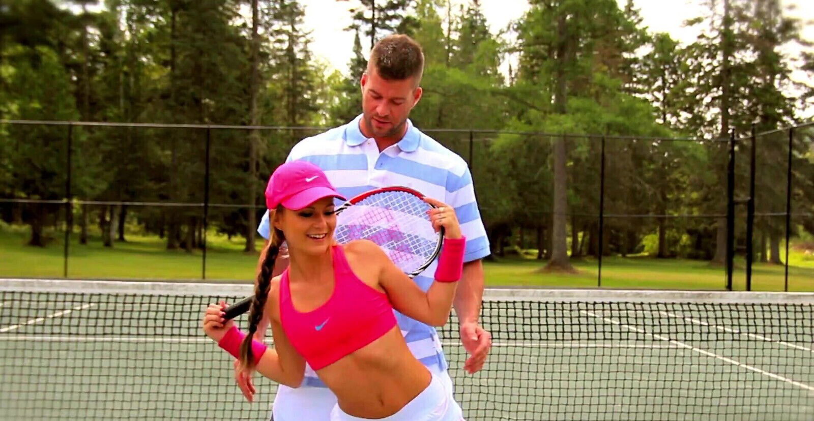 eating pussy drilling tennis court Kathy Rose